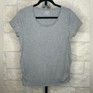Bumpstart Maternity T Shirt Heather Gray Size Large